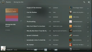 Pictures of Google Music.