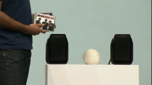 Pictures showing Google Music's hardware history.