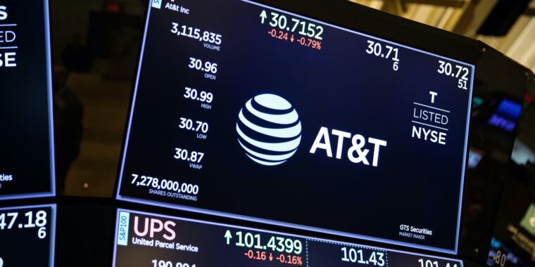 AT&T broke US law in scheme to beat revenue forecasts, SEC filing says