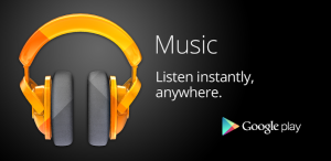 Various Google Music logos.