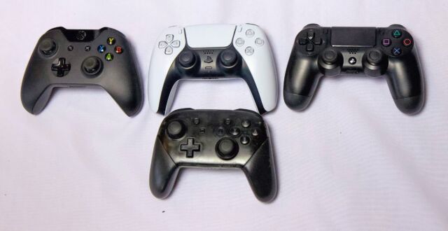 In a world of black controllers, the PS5 DualSense (top-center) stands out a little bit (though it's available in black, and various other colors, as well).
