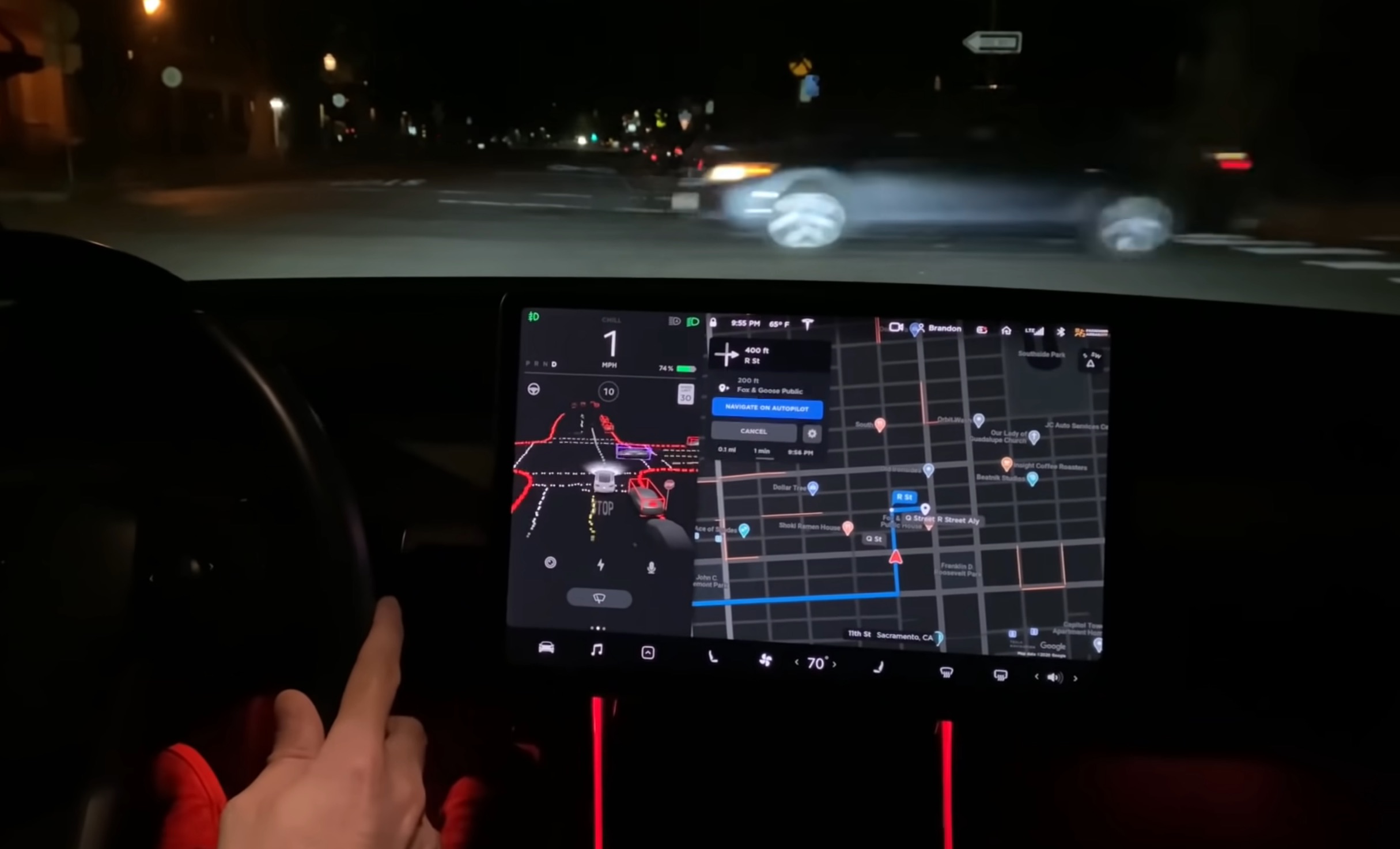 Oh Jeeeesus”: Drivers react to Tesla's full self-driving beta release | Ars  Technica