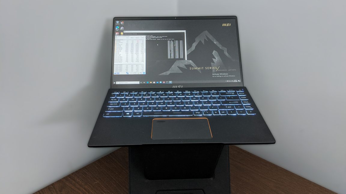 Sneak Preview: MSI Summit Tiger Lake-powered business laptop - Ars Technica