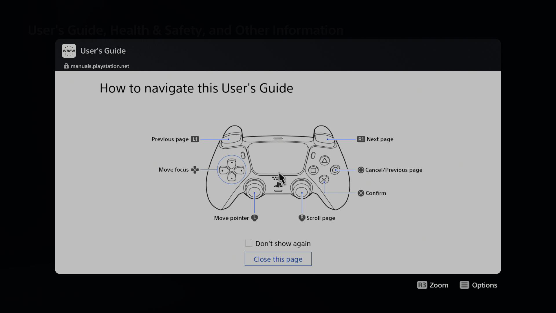 PS5, Privacy & security guide