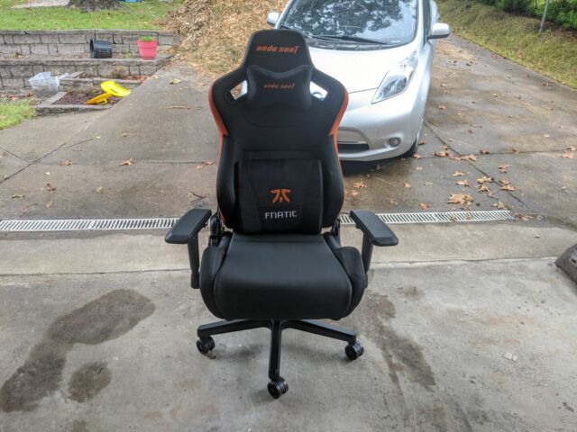 The AndaSeat Fnatic Edition gaming chair. 
