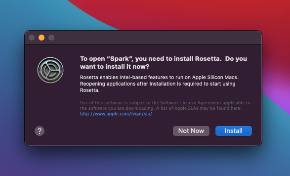 install rosetta on mac
