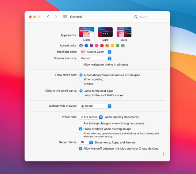 mac changing app used for files