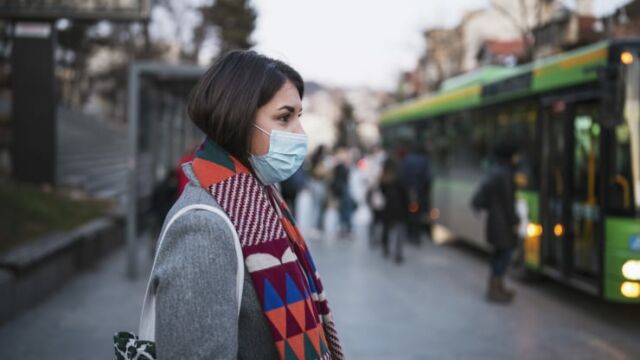 If you're among the vulnerable population, the World Health Organization recommends that you wear a medical mask, especially when social-distancing measures can't be taken.