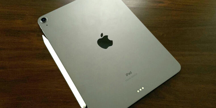 white ipad air