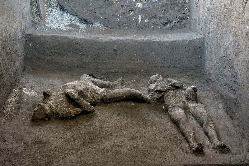Archaeologists find two more bodies among the ruins of Pompeii