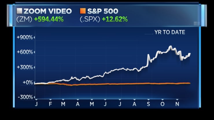 Zoom's stock. This kind of growth is totally sustainable, right?