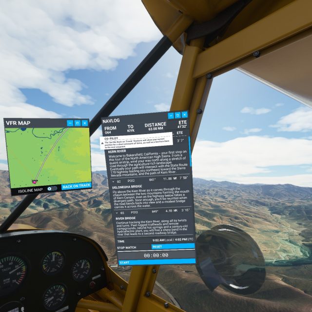 A different perspective of our world from up high with Microsoft Flight  Simulator 2020's VR mode.