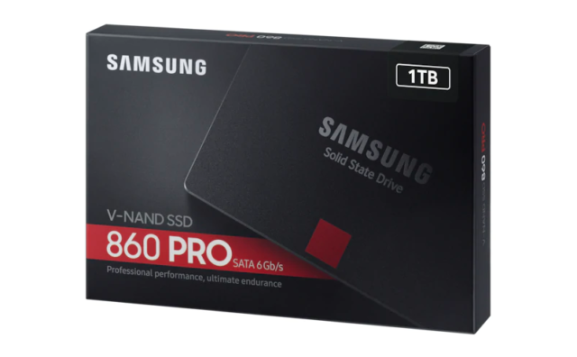 The Samsung 860 Pro is a well-respected prosumer drive, tending to lead charts in both performance and endurance.