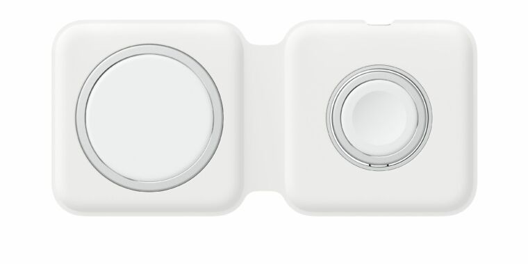 El cargador MagSafe Duo de Apple finalmente aparece en las tiendas en línea