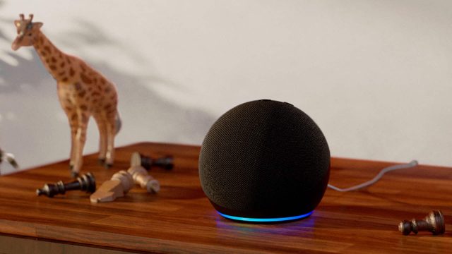 The 4Th-Gen Amazon Echo Dot Smart Speaker.