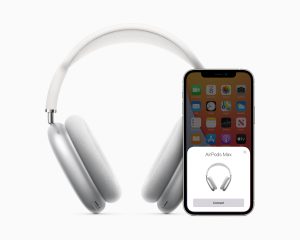 AirPods Max with an iPhone