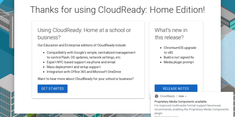 Google bought CloudReady, the largest ChromiumOS distribution | Ars Technica