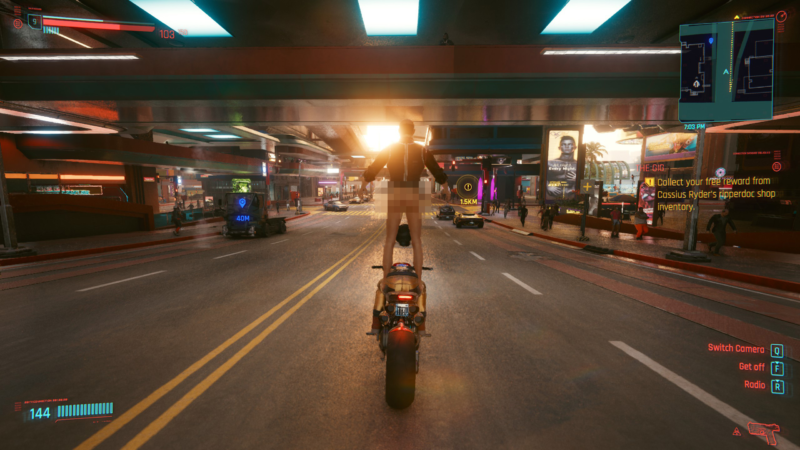 People are complaining about situations like this in <em>Cyberpunk 2077</em>.