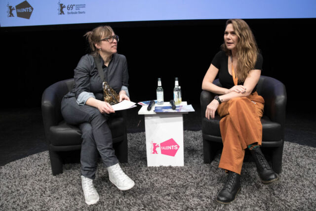 Swedish adult film Director Erika Lust (right) says MindGeek "came into the market with a business model based on piracy and completely destroyed the industry." MindGeek says it has processes in place to detect and remove videos that violate other companies’ copyright.