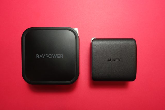 Ravpower'S Rp-Pc128 (Left) Is A Speedy Usb-C Wall Charger.