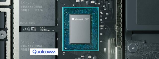Microsoft worked with Qualcomm on the SQ1 processor in its Surface Pro X laptops.