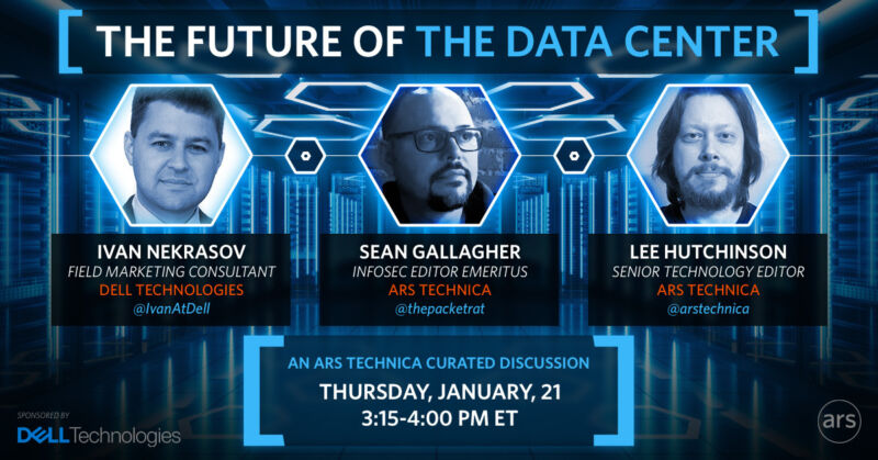 Mesa redonda de TI en línea de Ars el jueves: ¿Cuál es el futuro del centro de datos?