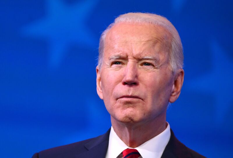 US President-elect Joe Biden will comment on his plan to administer COVID-19 vaccines in Wilmington, Delaware, on January 15, 2021. 