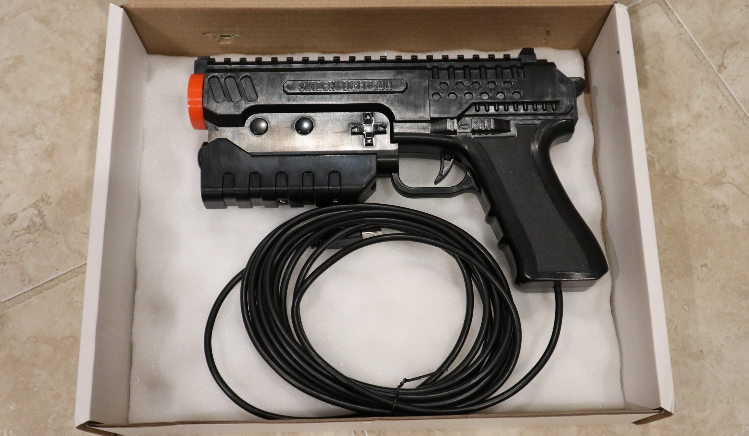 Sinden good Lightgun with Recoil Black (Read)