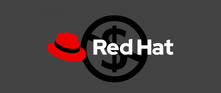 Logo for Red Hat.