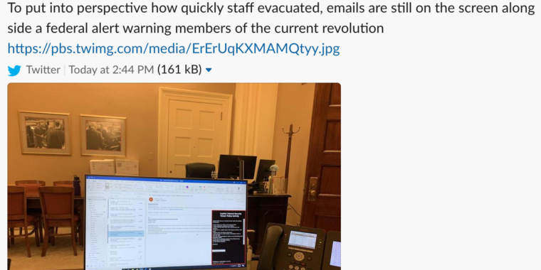 Pro-Trump reporter gloats over access to fleeing Hill staffer’s computer