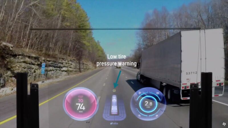 This tech replaces a car’s instrument panel with a holographic display