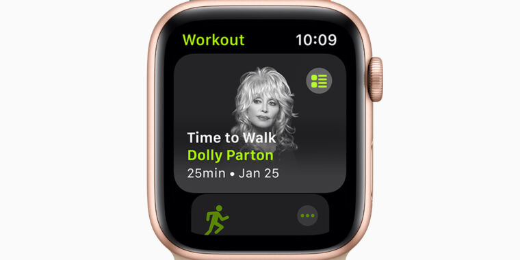 Apple double son offre Fitness + avec le nouveau contenu de l’Apple Watch «  Time to Walk  »
