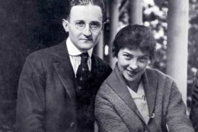 William Friedman and Elizebeth Smith Friedman as a young couple.