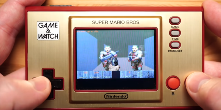 Nintendo uses copyright claims to remove hacker videos from Game & Watch