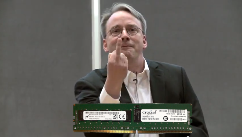 We've been enjoying a kinder, gentler Linus Torvalds for the past couple of years... but that doesn't mean he stopped having <em>opinions.</em>