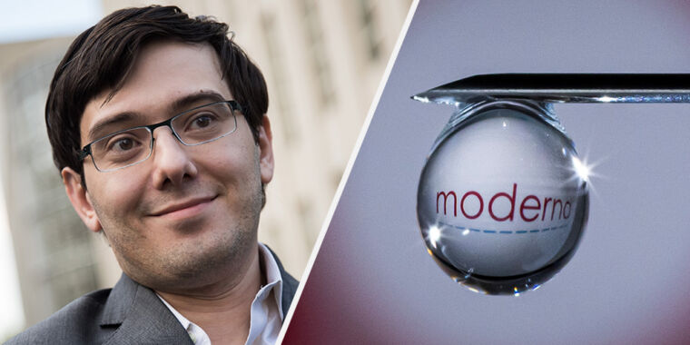 The “Shkreli Award” goes to Moderna for the prices of the “flagrantly greedy” COVID vaccine