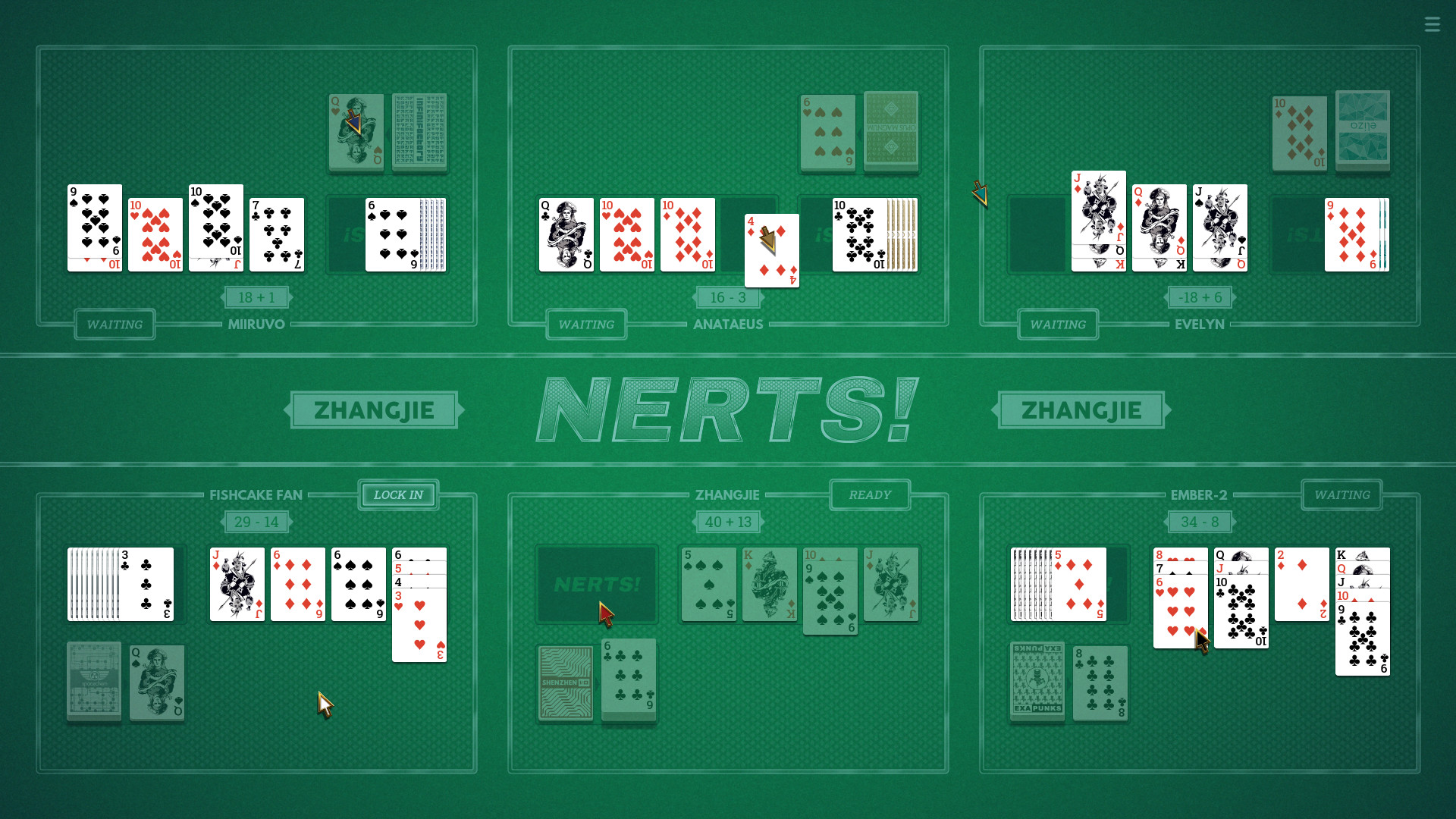 2 Player Card Games: Nerts from Thirty Handmade Days