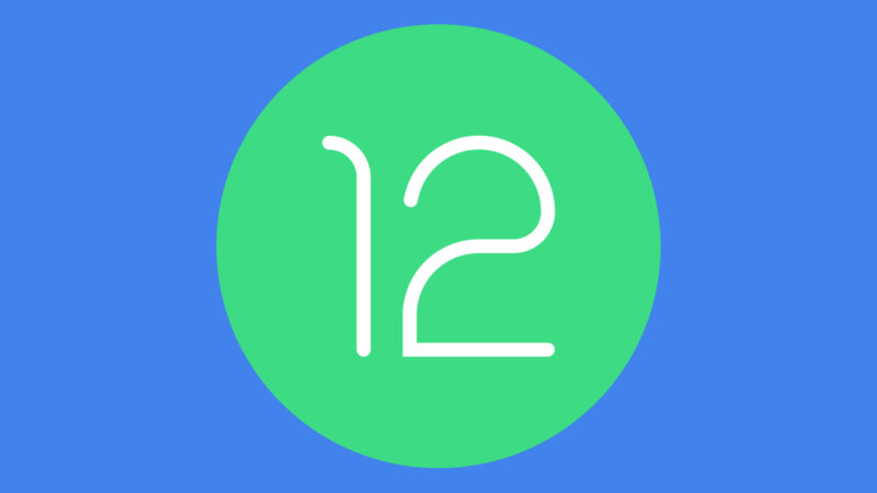 Este círculo verde (agregamos fondo) es el logotipo de Android 12, suponemos. 