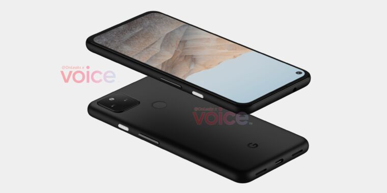 Pixel 5a leak shows a headphone jack, flat screen, and a familiar design - Ars Technica