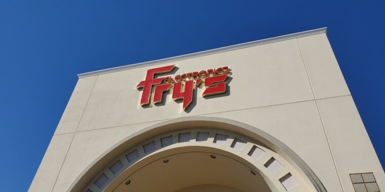 Report: Fry’s Electronics going out of enterprise, shutting down all shops