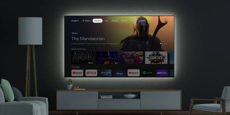 Noord Amerika Vier Makkelijk in de omgang Google's Smart TV software will have a “dumb TV” mode | Ars Technica