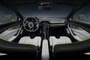 The interior of a McLaren Artura