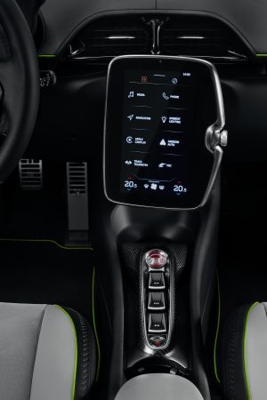 The infotainment screen of a McLaren Artura