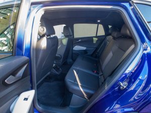 The back seat of a VW ID.4