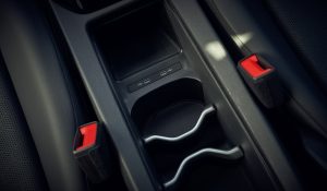 The center console of a VW ID.4