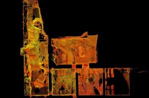 A laser scanning survey of the site.