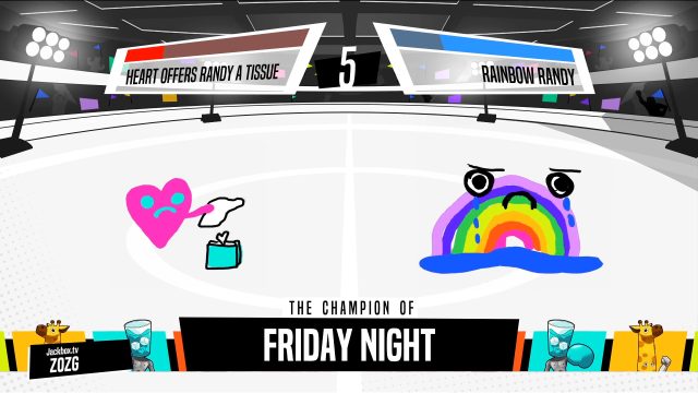 "Champ'd Up" from <em>The Jackbox Party Pack 7</em>.