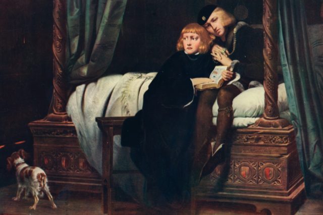 The Princes In The Tower As Envisioned By Paul Delaroche, Circa 1831, In The Painting &Lt;Em&Gt;King Edward V And The Duke Of York (Richard) In The Tower Of London&Lt;/Em&Gt;.