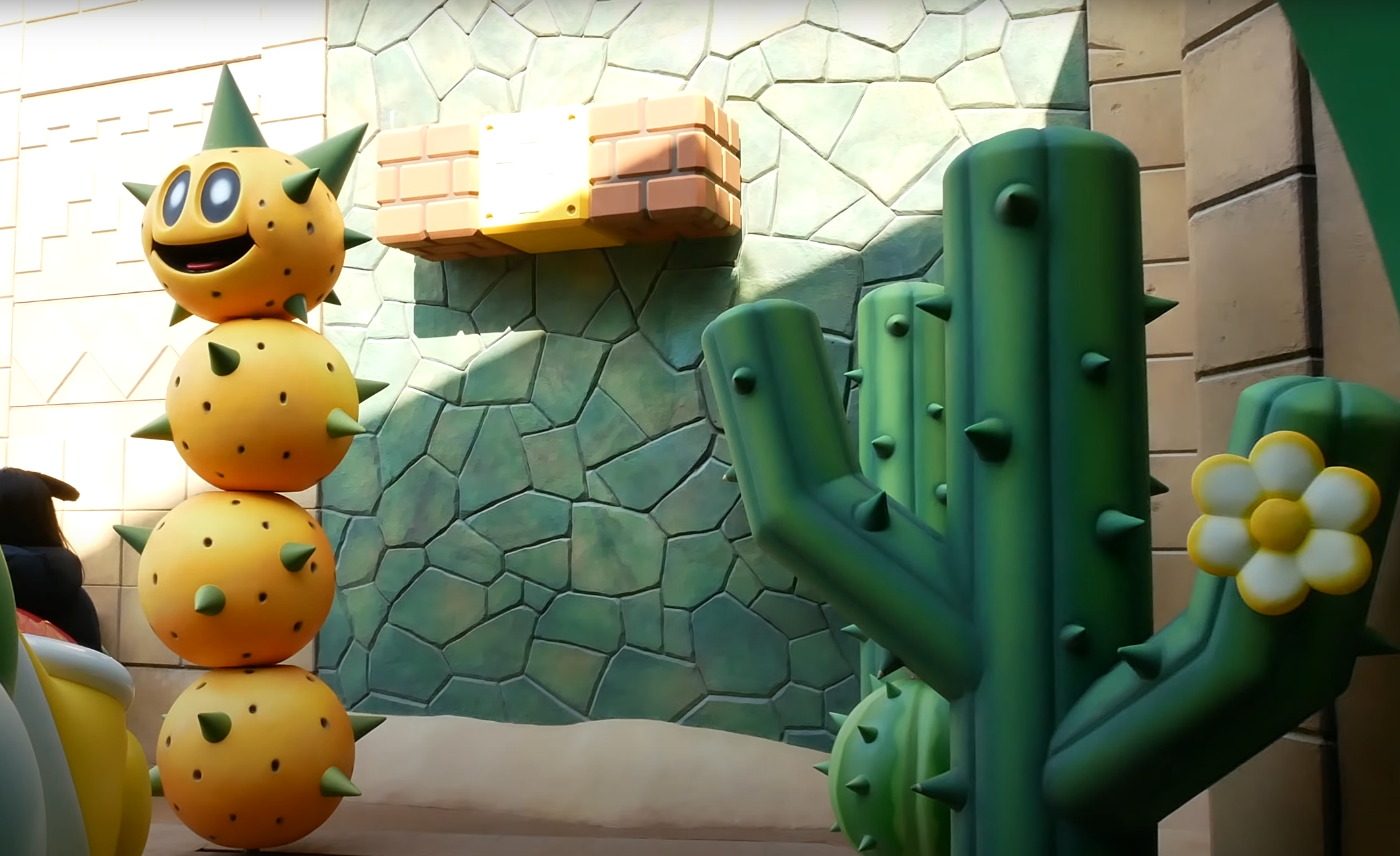 Super Nintendo World apparently took scenery from a Mario fangame