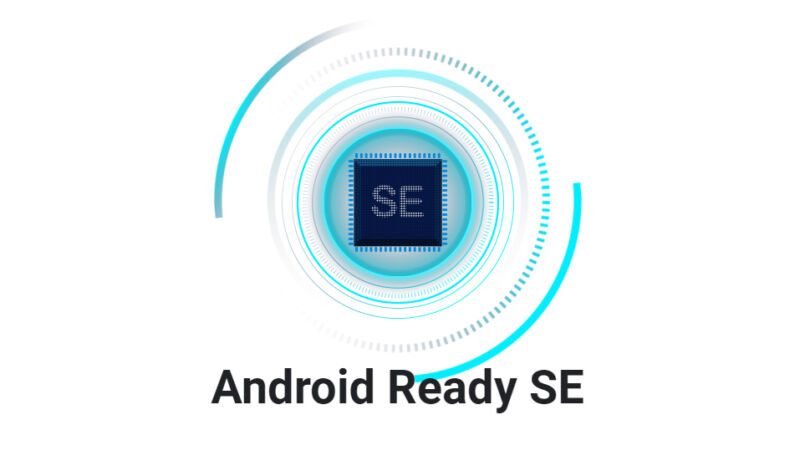 The Android Ready SE logo. 